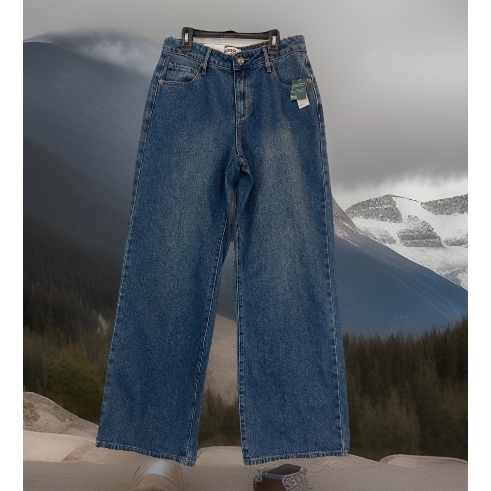 NWT‎ RSQ Womens Size 27 High Rise Baggy Jeans Blue Medium Wash New NWT